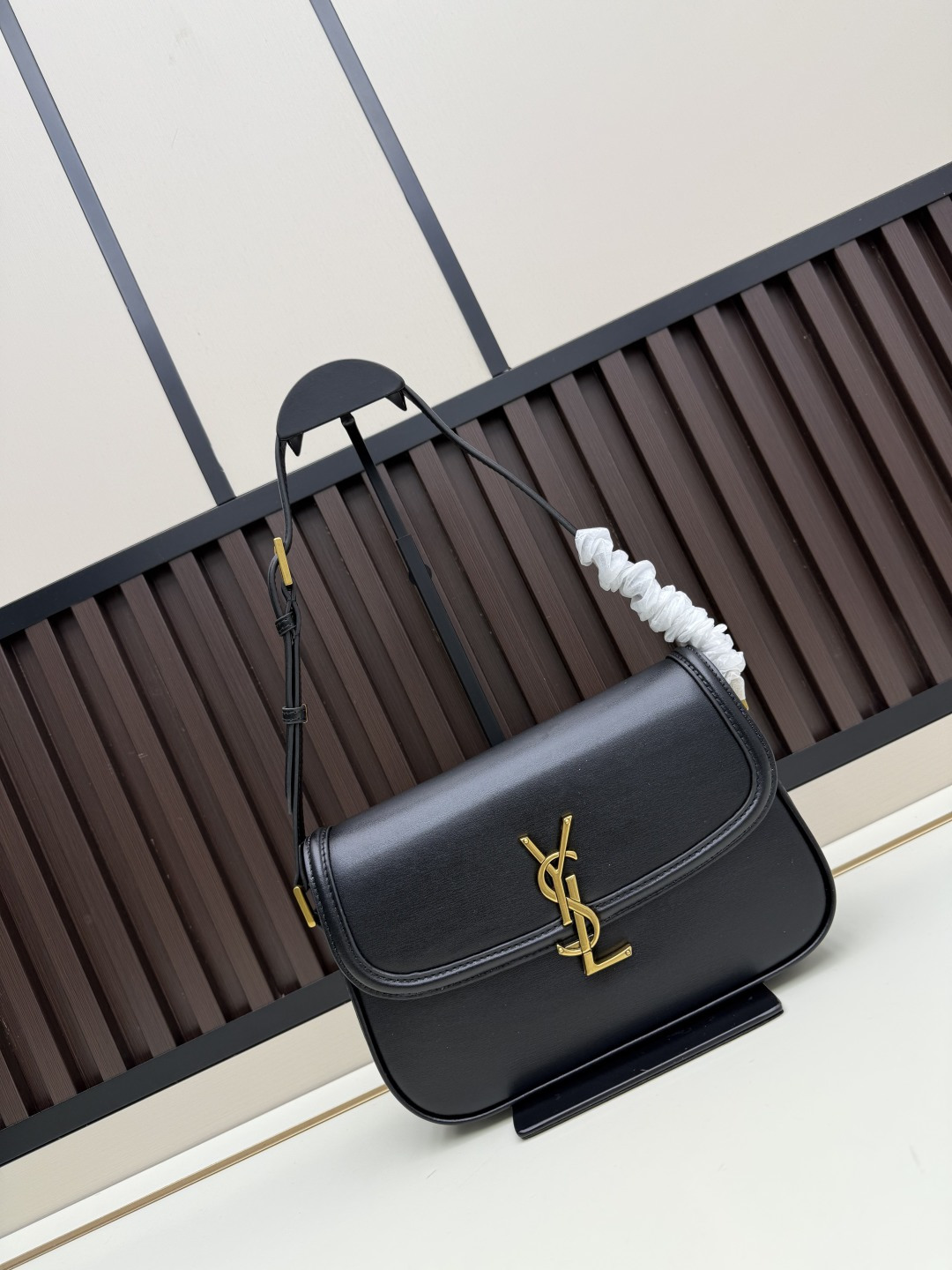 YSL Caviar Black Quilted Handbag - Image 1