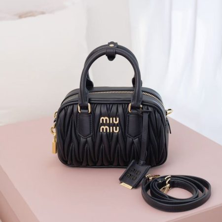 Miu Miu Arcadie Matelasse Nappa Leather Bag