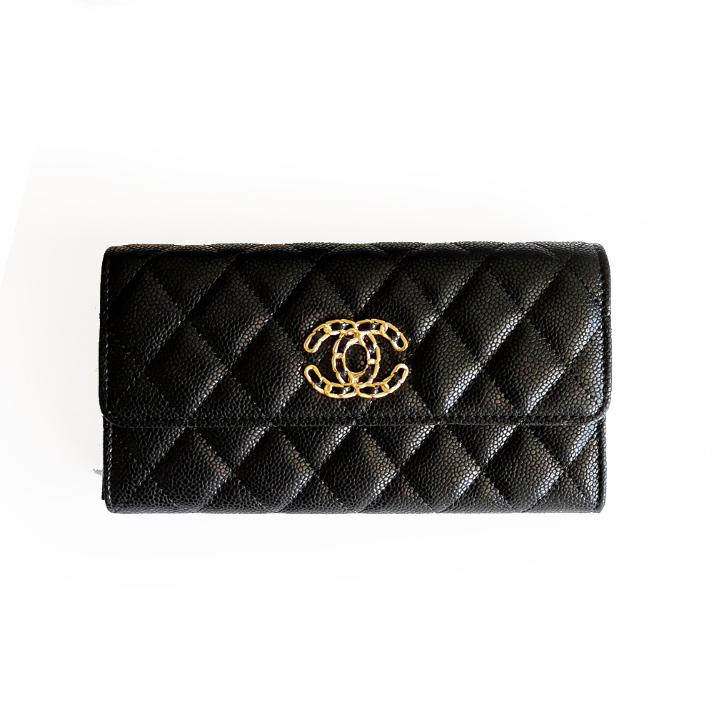 Chanel Hollow logo buckle wallet - Image 1