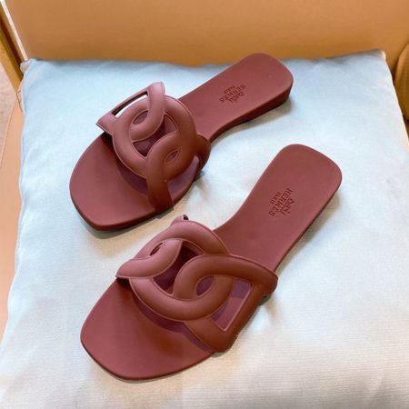 Hermes Shoes Aloha Flat Slippers Slide Sandal - Image 3