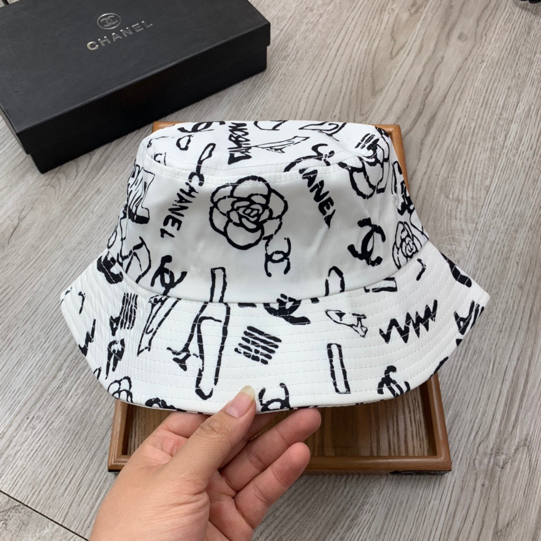 Chanel Printed Fisherman's Hat  Sunhat - Image 4