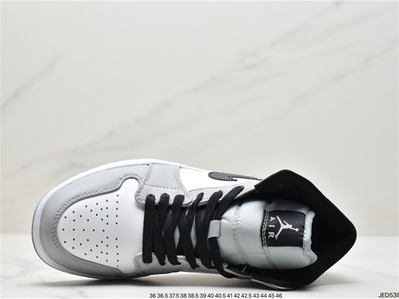 Jordan 1 Mid Light Smoke Grey 554724-092 - Image 2