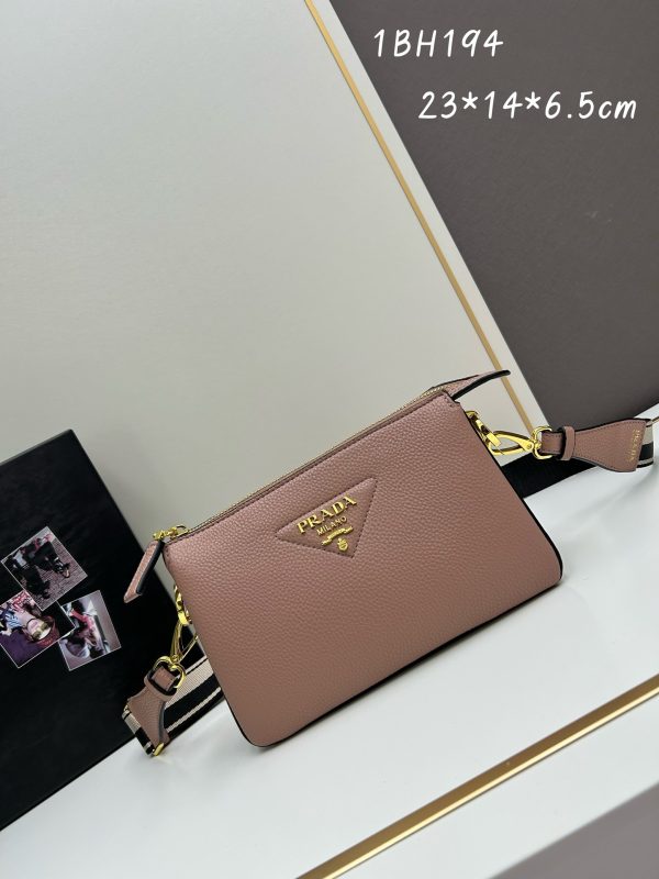 Prada black leather tote Bag