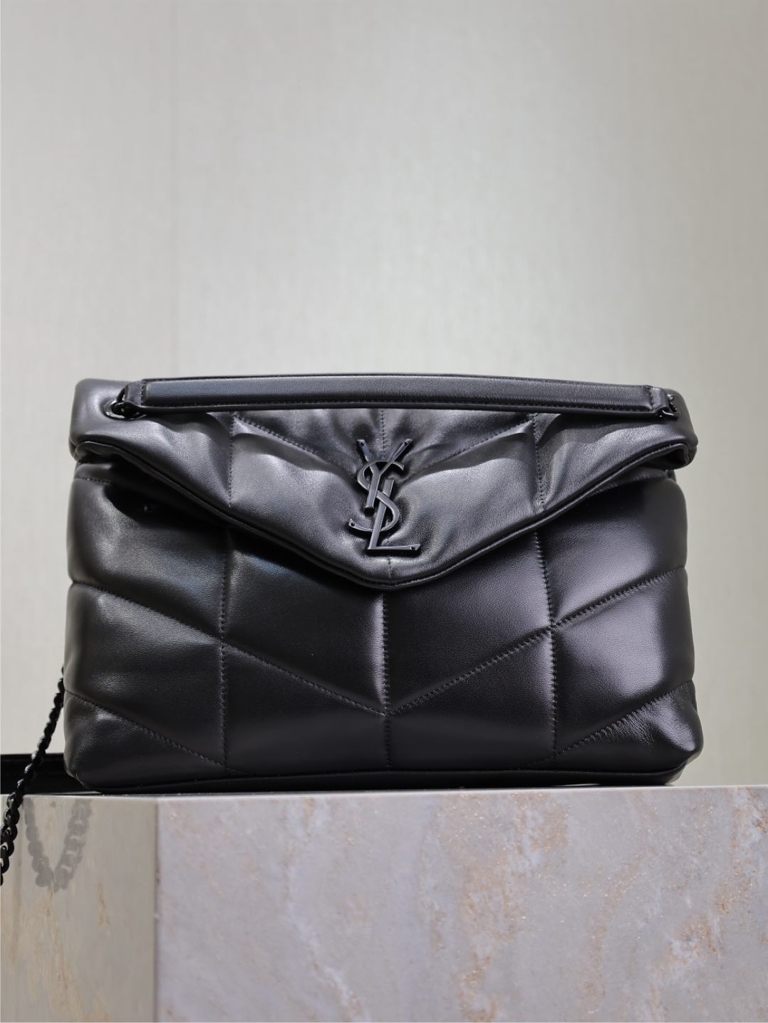 YSL Loulou Puffer Bag with Black Hardware S/M/L - Image 4