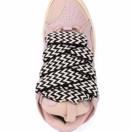 Lanvin LEATHER CURB SNEAKERS - Image 2