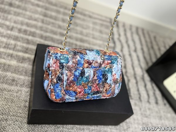Chanel Sequined CF Chain Bag