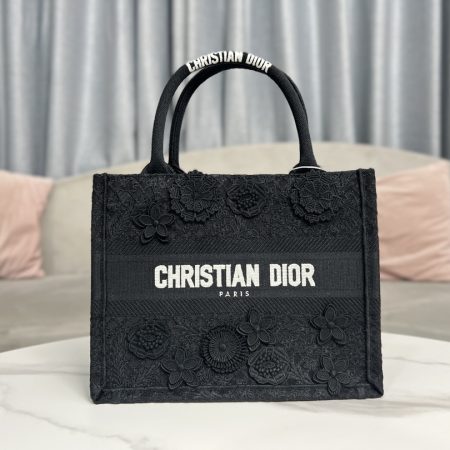 Dior Book Tote Small D-Lace Macrame - Image 1
