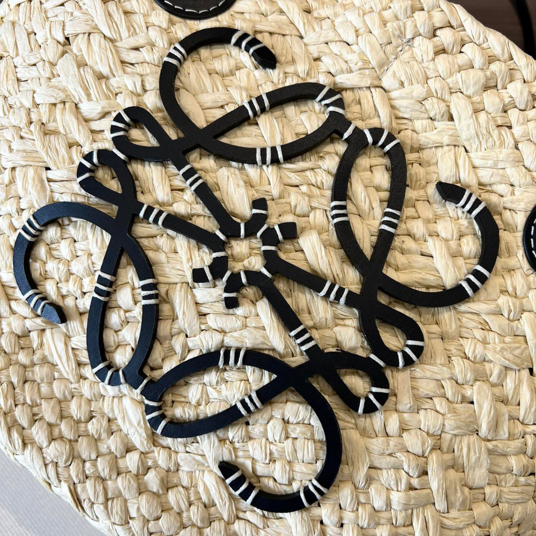Loewe Anagram Basketa Bag Black - Image 5