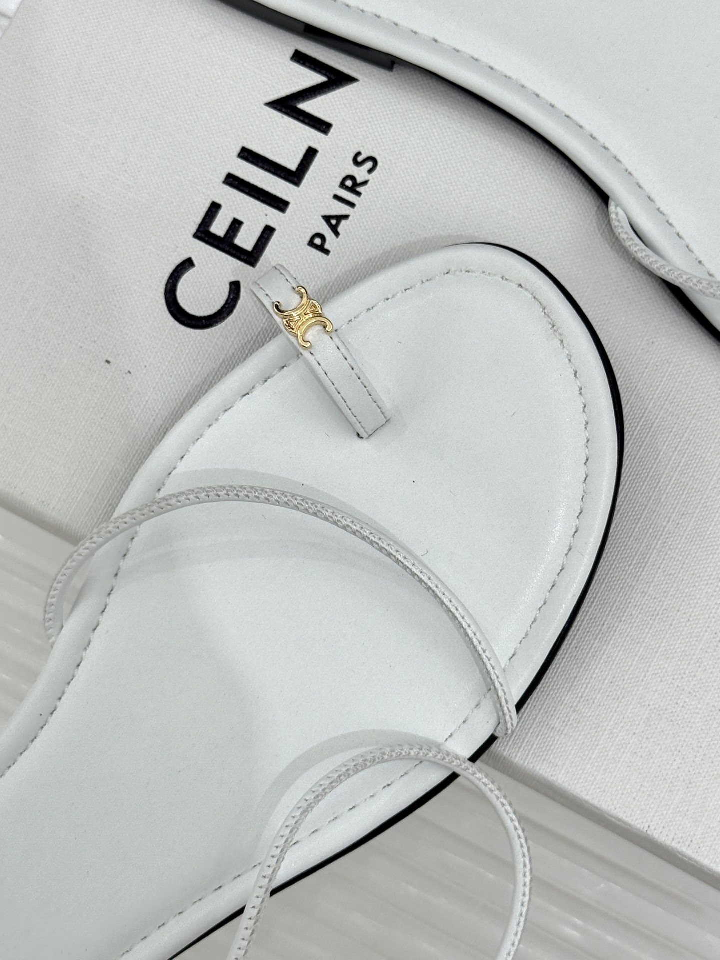 Celine Open-Toe Flat Sandals - Image 10