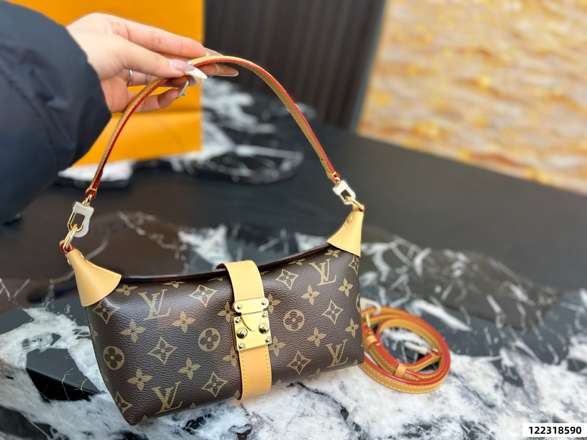 LV Monogram Mia Pochette Bag - Image 1