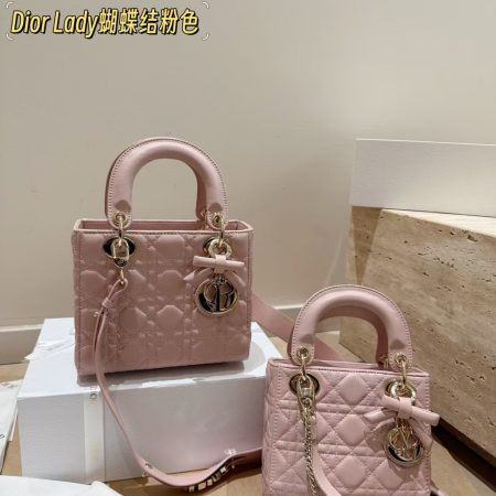 Dior Small & Micro Lady Dior My ABC Dior Bag with bow - Image 8