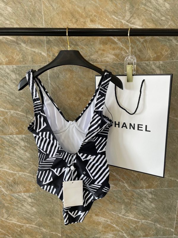 Chanel One-Piece Swimsuit Swimwear