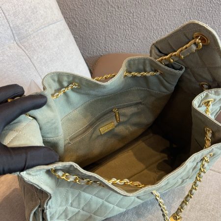 Chanel 25 Hobo Denim Bag - Image 8
