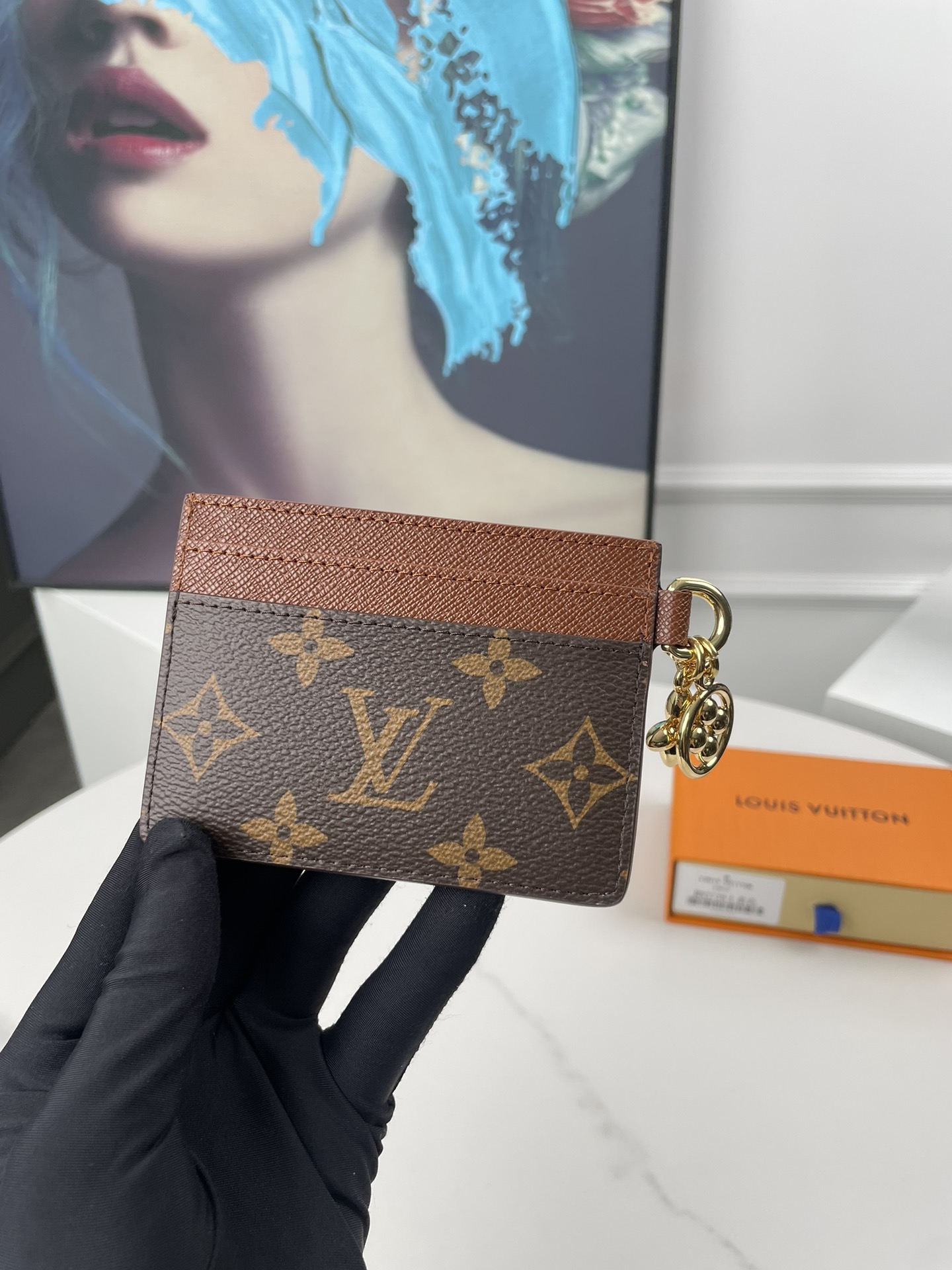 LV Charms Card Holder Monogram - Image 11