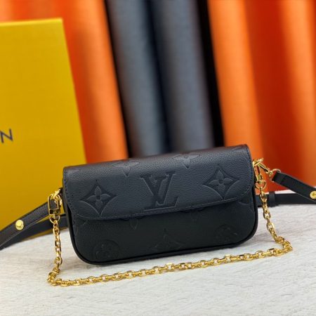 LV Leather Baguette Shoulder Handbag M82210&M81911 - Image 4