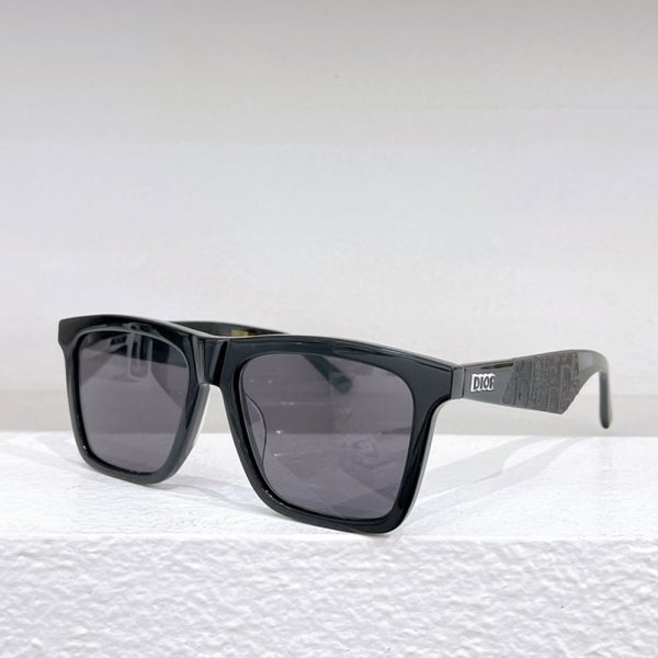 Dior Logo Leg Plate Frame sunglasses Top quality
