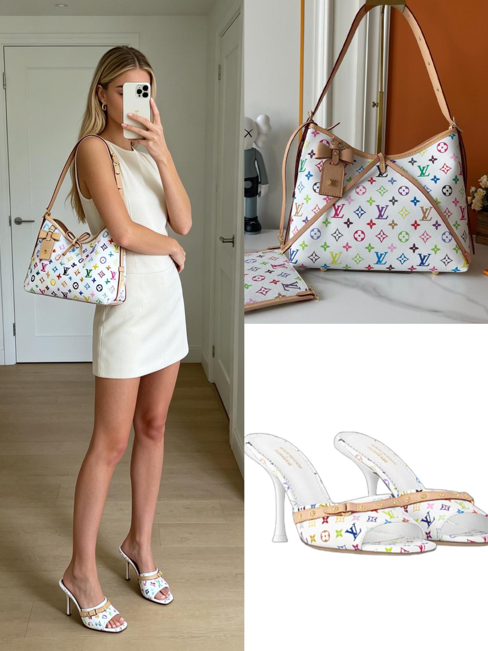 LV Shoes & Bag Set - Image 1