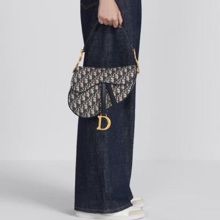 Dior Saddle Bag With Strap - Image 2