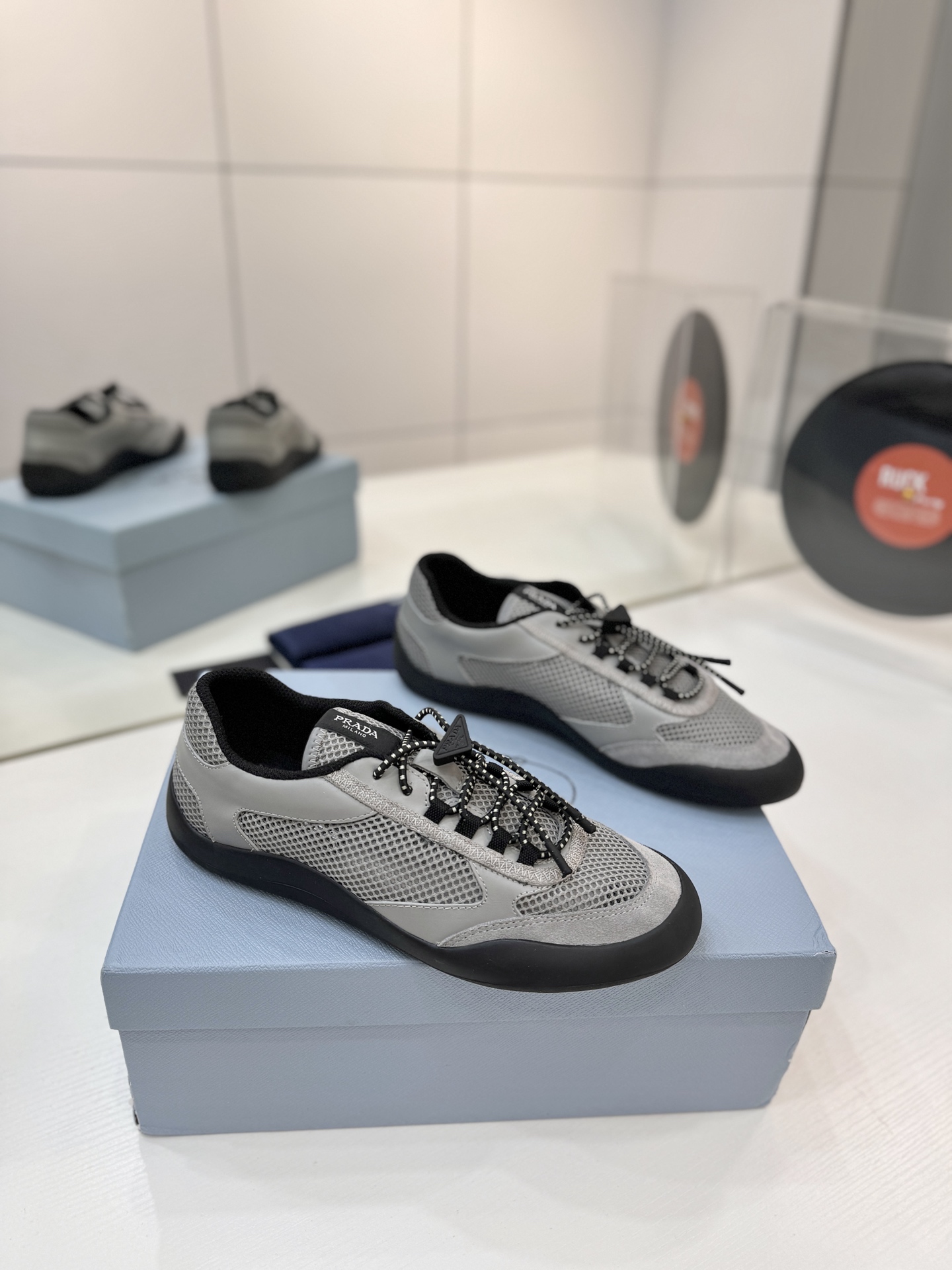 Prada Speedrock Mesh Sneakers - Image 4