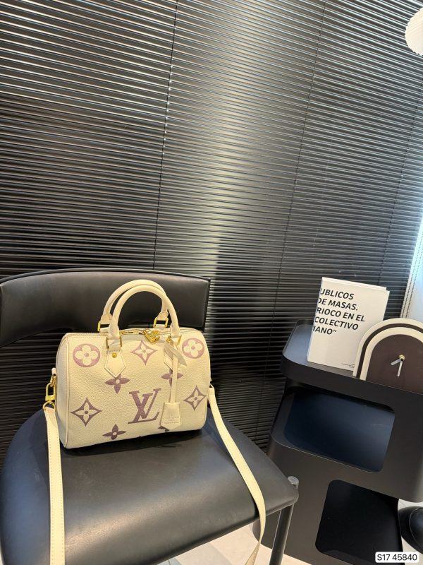 LV Embossed Pillow Bag