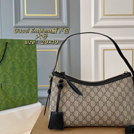 Gucci GG Emblem Small Shoulder Bag - Image 1