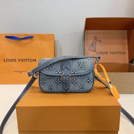LV Baguette Denim Bag - Image 2