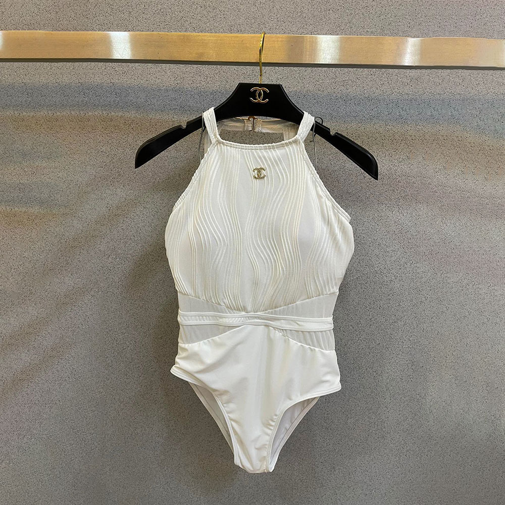 Chanel One-piece Swimsuit With Logo Swimwear - Image 2