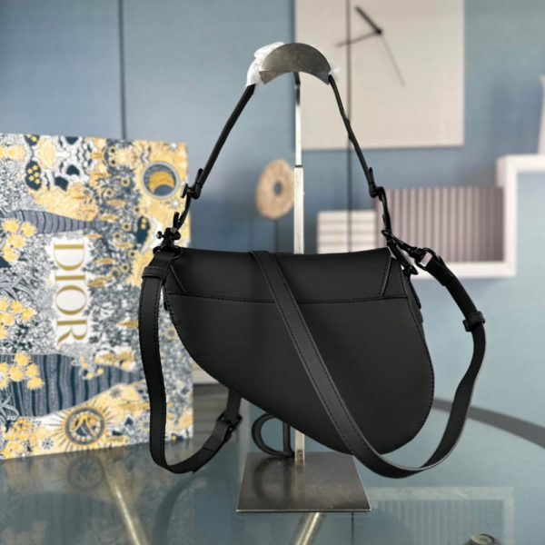 Dior Saddle Bag Matte Leather Shoulder Bag