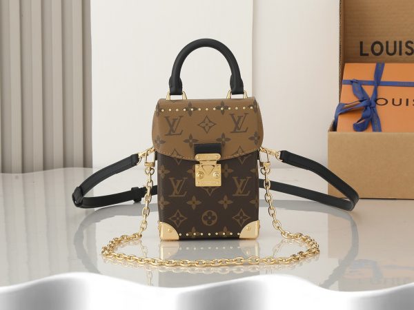 LV Reverse Monogram Camera Box Bag