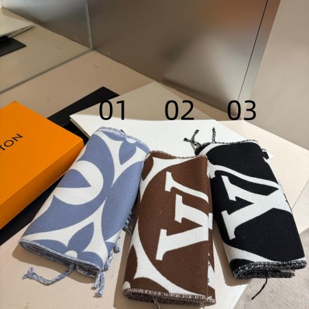 LV Luxury Designer Cashmere Scarf