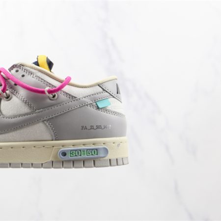 OFF WHITE X Nike Dunk SB Low The 50 NO.30 DM1602-122 - Image 7