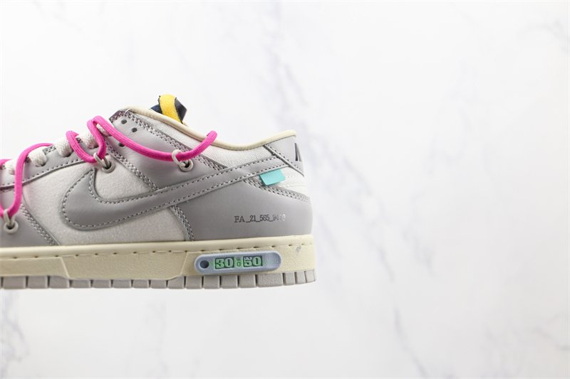 OFF WHITE X Nike Dunk SB Low The 50 NO.30 DM1602-122 - Image 7