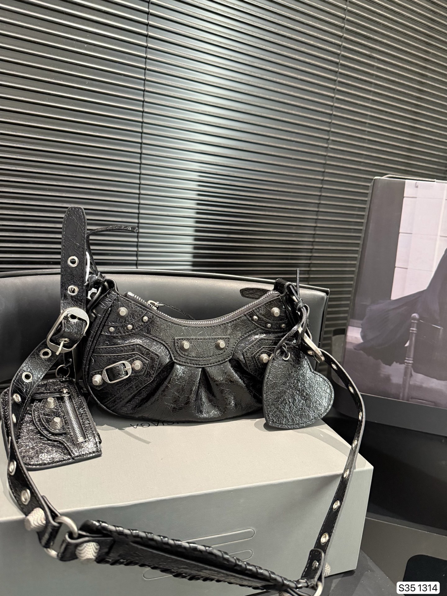 Balenciaga Half-Moon Underarm Bag - Image 1