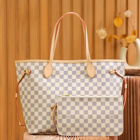 LV Neverfull MM Bag Mirror Version - Image 9