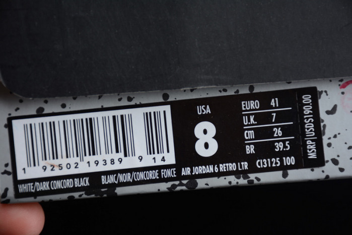 Air Jordan 6 Flint Grey CI3125-100 - Image 12