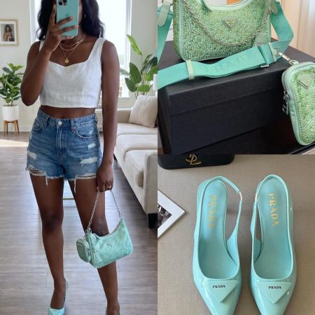 Prada Shoes & Bag Set