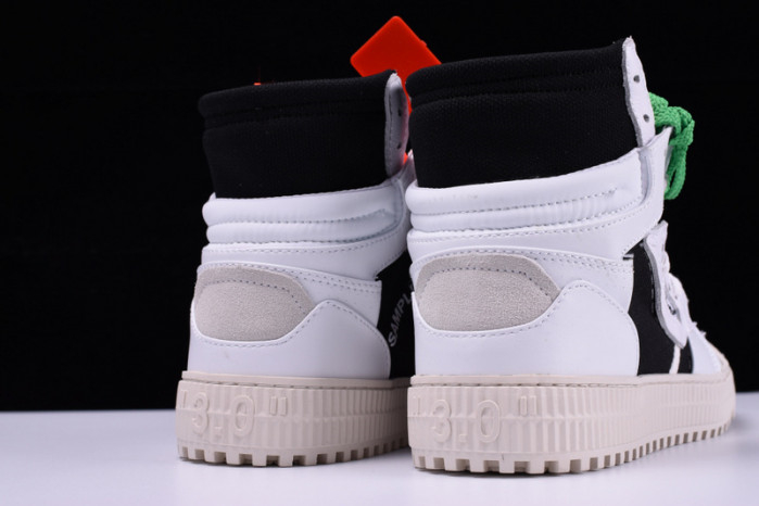Off-White 3.0 Low Sneaker (Black & White) OMIA065S188000161001 - Image 10