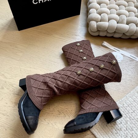 Chanel High-Top Boots - Image 2