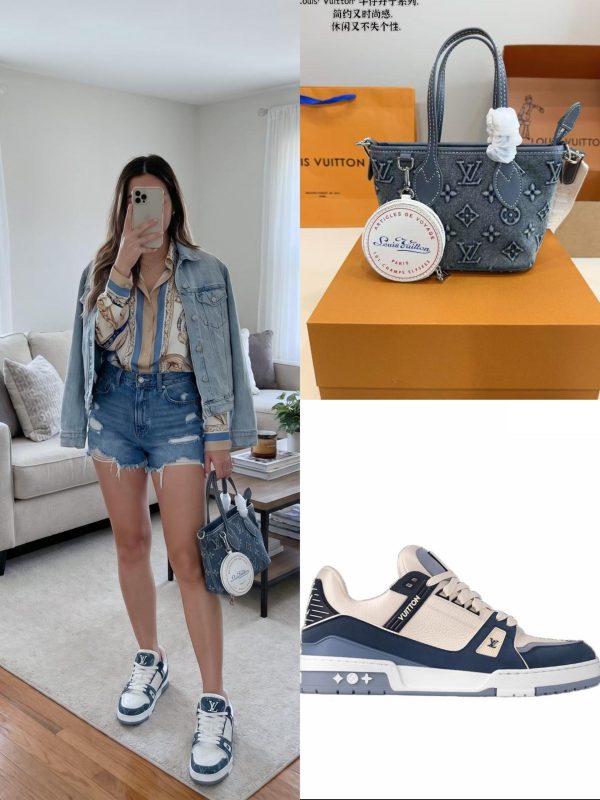LV Shoes & Bag Set