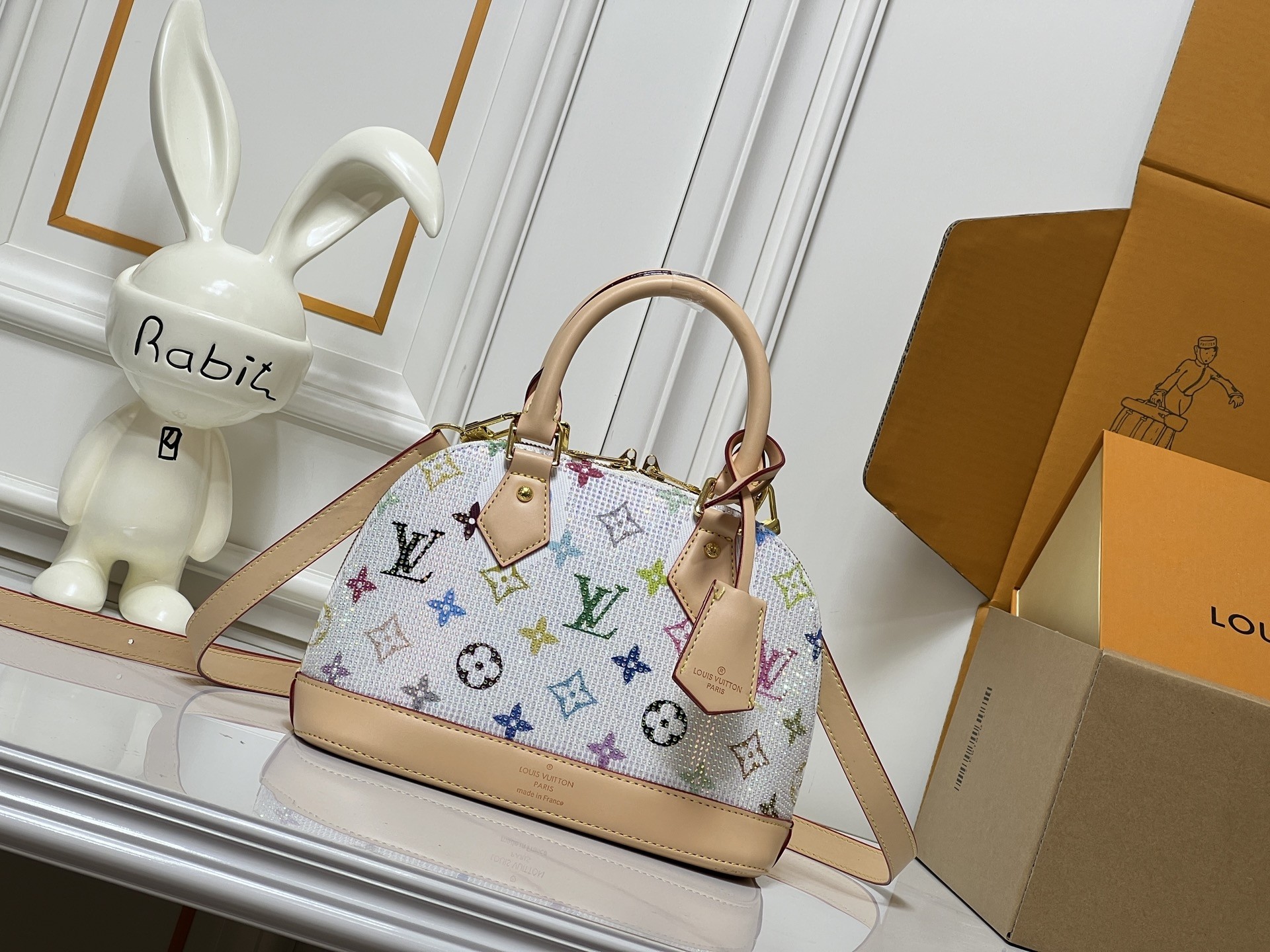 LV x TM Alma BB Shiny Handbag - Image 1