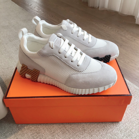 Hermes-trainers 2024 giga Leather low trainers - Image 4