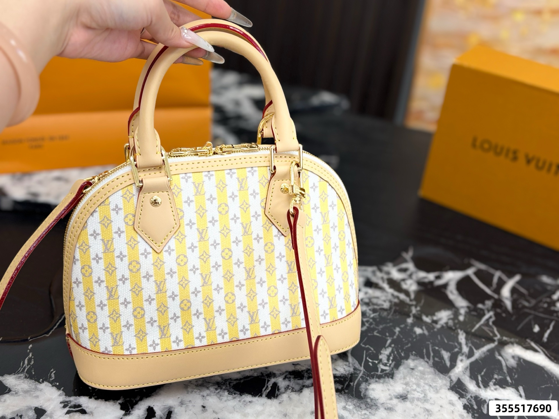 LV Alma Trunk Shell Bag - Image 6