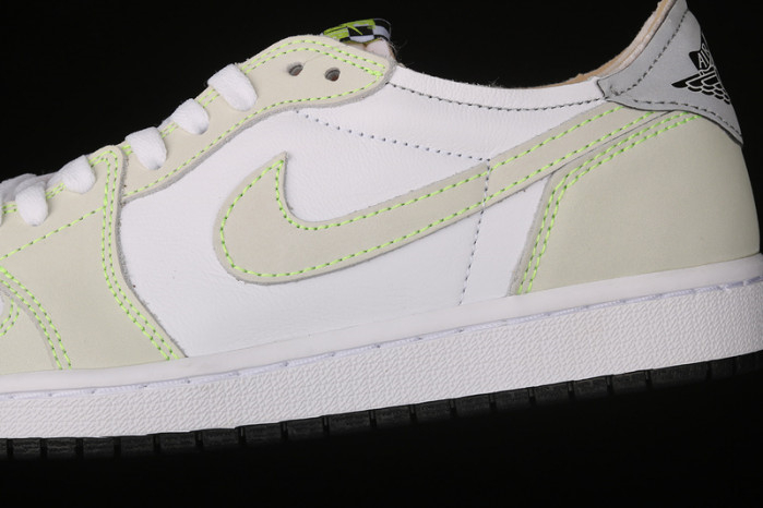 Jordan 1 Retro Low White Ghost Green Black DM7837-10R - Image 11