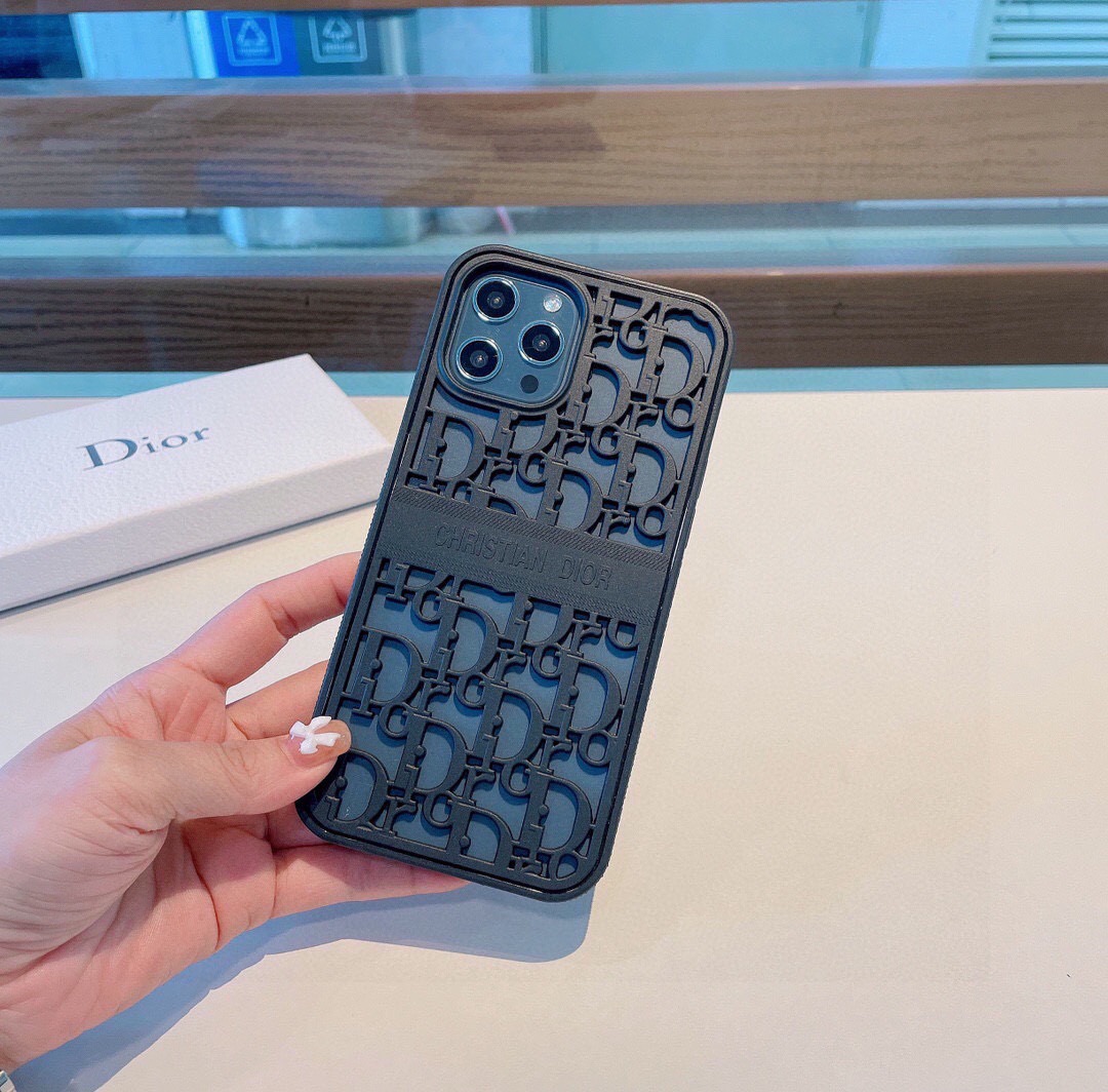 DIOR Hollow Design All-Inclusive Phone Case - Image 2