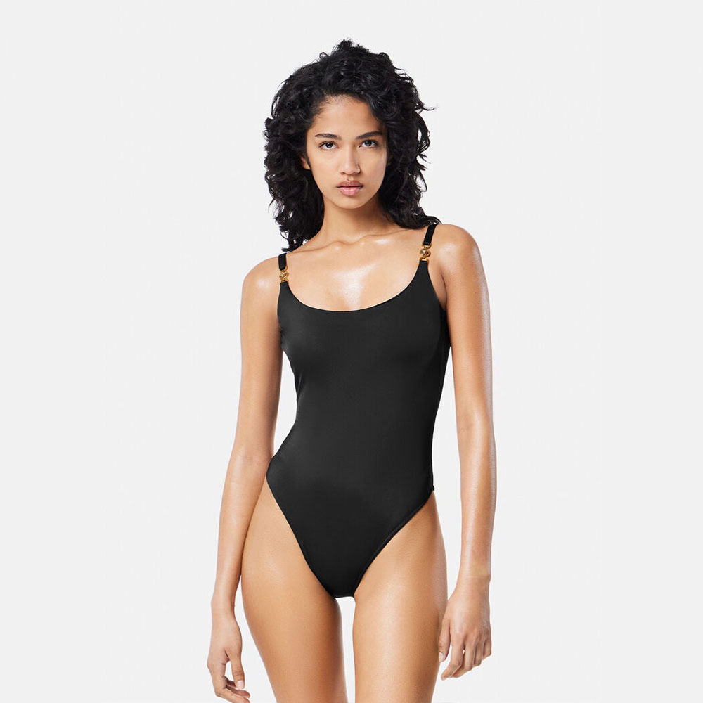 Versace One-piece Swimsuit With Skinny Straps Swimwear - Image 2
