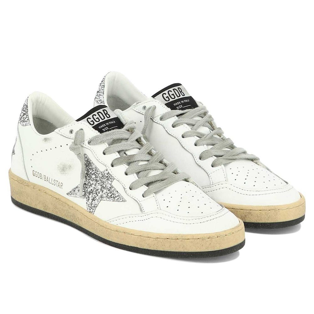 Golden Goose Ball Star Leather round-soled platform sneakers - Image 3