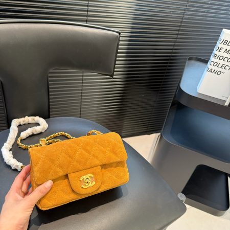 Chanel CF Suede Bag - Image 2