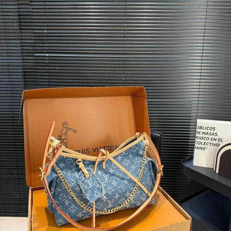 LV Carryall Cargo PM Monogram Denim Bag - Image 1