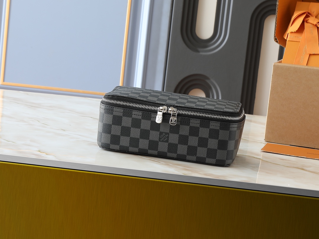 LV Monogram Storage Case Makeup Bag - Image 3