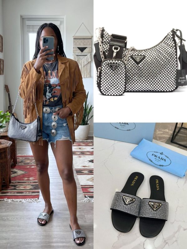 Prada Shoes & Bag Set